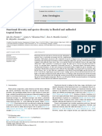 Functional Diversity and Species Diversity in Flooded and Unflooded