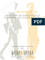 Libro Dirección de Empresas en La Economía Del Conocimiento