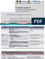 Provisional Agenda PNLG 2022