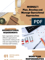 Organizational Requirements and Individual Responsibilities
