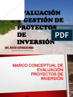 Marco Conceptual Evaluación Proyectos y Costos y Gastos Del Proyecto