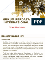 Hukum Perdata Internasional: Team Teaching