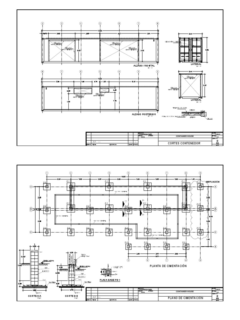 Planos De Planta De Casa Contenedor Hybrid Container | Casas