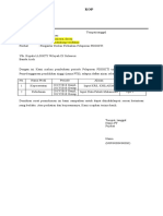 Format Surat Pengantar Berkas Perbaikan Pelaporan Pddikti