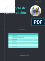 Proyecto de Intervención