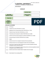 Form 2.8 Checklist Form