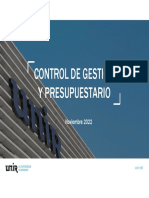 Presentación y Seminario 1 - Control de Gestión y Presupuestario