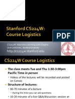 Stanford CS224W: Learn Machine Learning with Graphs