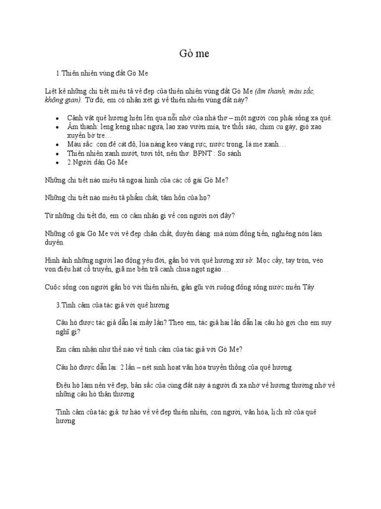 Gò Me | PDF