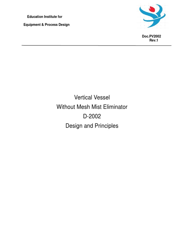 Vertical Separator Design Principles | PDF