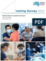 2021 Medical Training Survey National Report (Low Res)