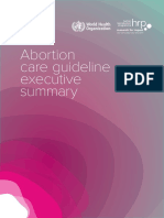 Abortion Care Guideline Executive