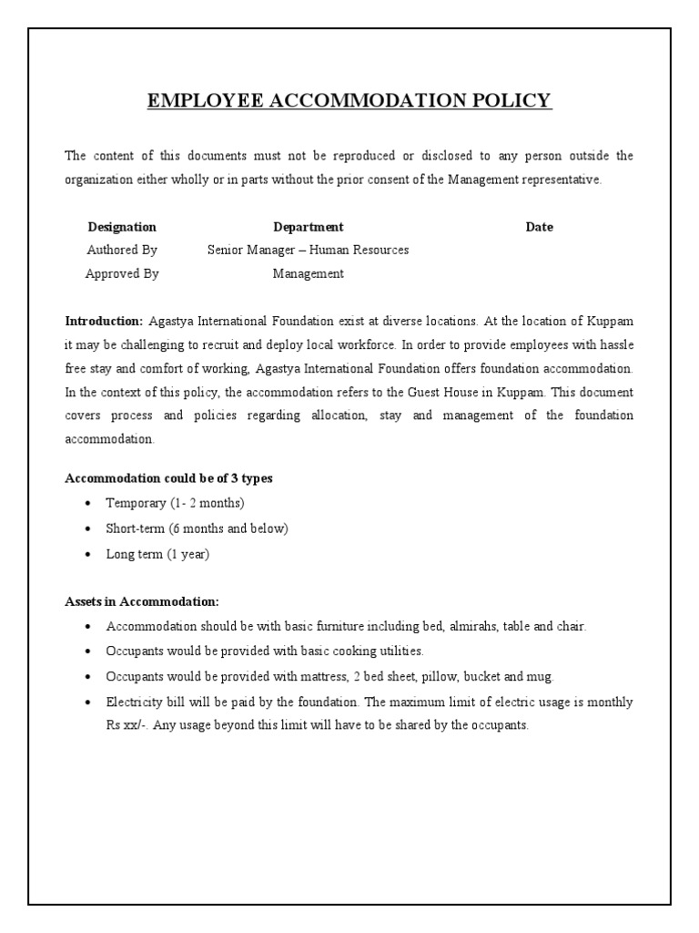 employee-accommodation-policy-pdf-employment-bed