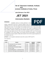 Information Bulletin JET2021