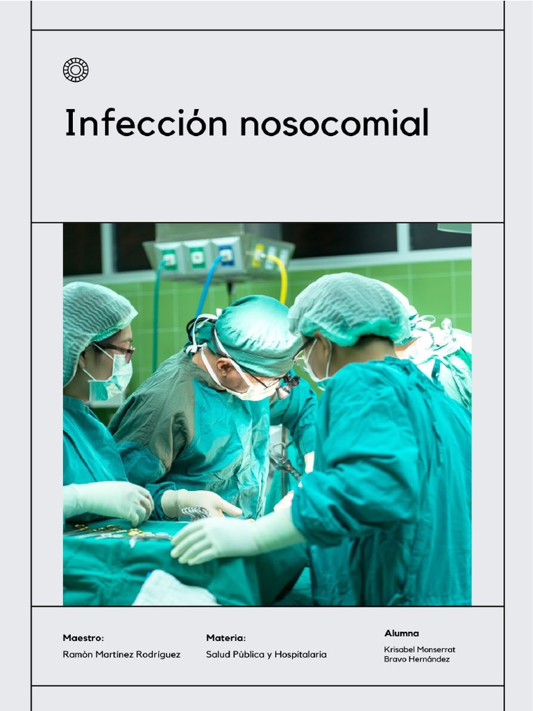 Infecciones Nosocomiales Pdf Infección Adquirida En El Hospital