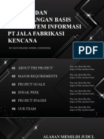 Analisa Dan Perancangan Basis Data Sistem Informasi PT Jala Fabrikasi Kencana