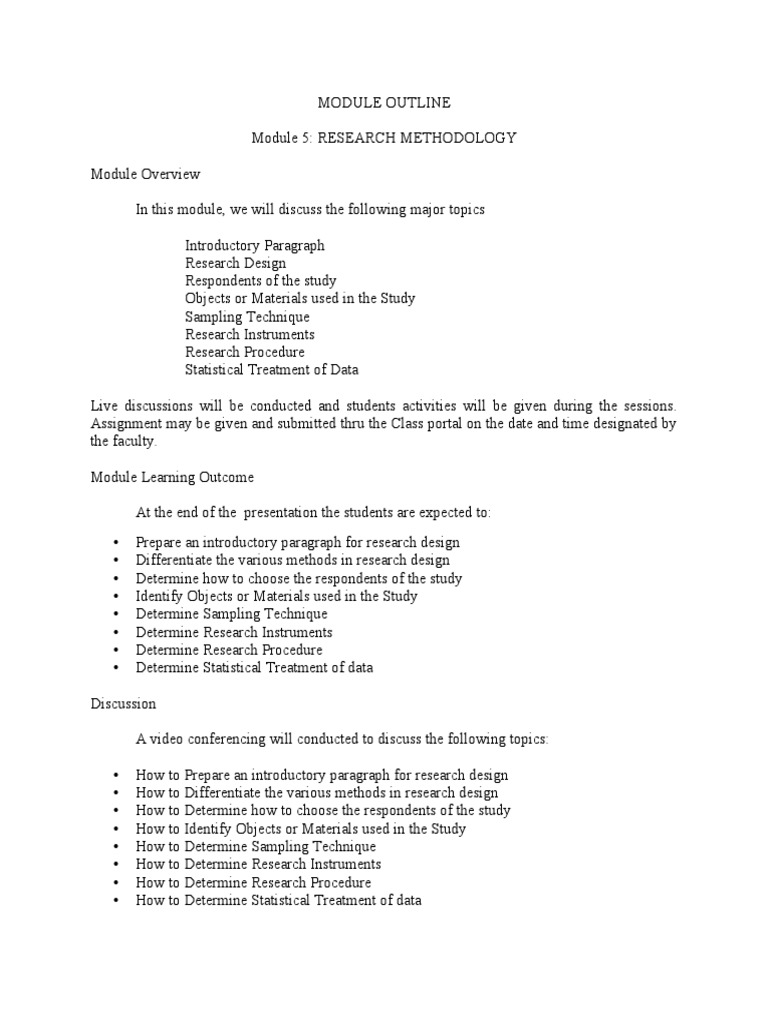 Module 5 Research Methodology Pdf Sampling Statistics Likert Scale