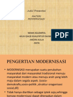 Kelompok 3 Modernisasi Sosiologi