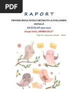 Evaluare initiala RAPORT