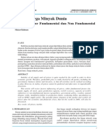 Faktor Fundamental Dan Non Fundamental Minyak Mentah