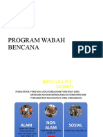 Program Wabah Bencana