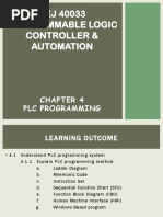 Chapter 4 - PLC PROGRAMMING