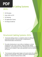 Lesson 7 - Structured Cabling Systems