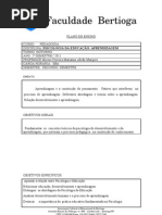 PLANO DE ENSINO psicologia da educação ped 2 2011