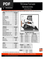 t550 t4 Maintenance Chart