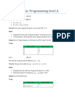 Dynamic Programming level A: Yêu cầu: Cho một số nguyên dương Input