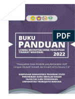 Buku Panduan Microteaching HMP PGSD Utm 2022