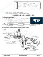 Systeme de Decoupage: Devoir de Controle N°1