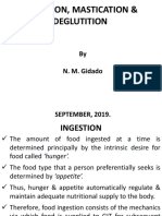 2 Ingestion, Mastication & Deglutition