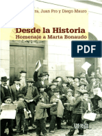 Desde La Historia: Homenaje A Marta Bonaudo