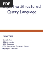 DB Lecture 2 SQL