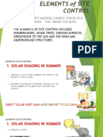 ELEMENTS of SITE CONTROL