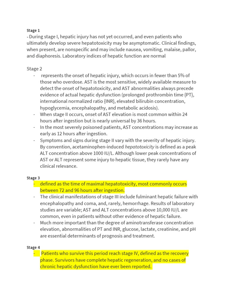 Acetaminophen PDF Liver Human Diseases And Disorders