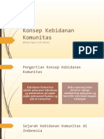 Konsep Kebidanan Komunitas