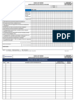 Check List Diário - COMPACTADOR DE SOLO MANUAL