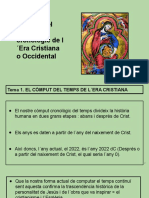 Història de La Formació de L Era Cristiana o Occidental