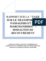 Raport sur la Taxe  sur le transport de passagers et de marchandises - FINAL - Gabon