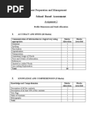 EDPM Mark Scheme Assignment 2