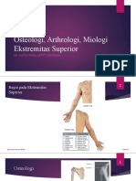 Osteologi Miologi Arthrologi Ex - Superior