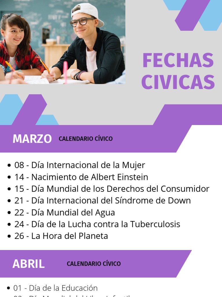 Fechas Civicas PDF
