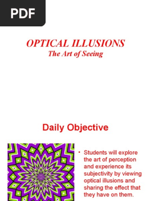 Optical Illusions PPT
