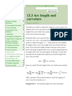 13.3 Arc Length and Curvature