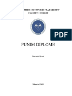 Punim Diplome Florentine Hyseni