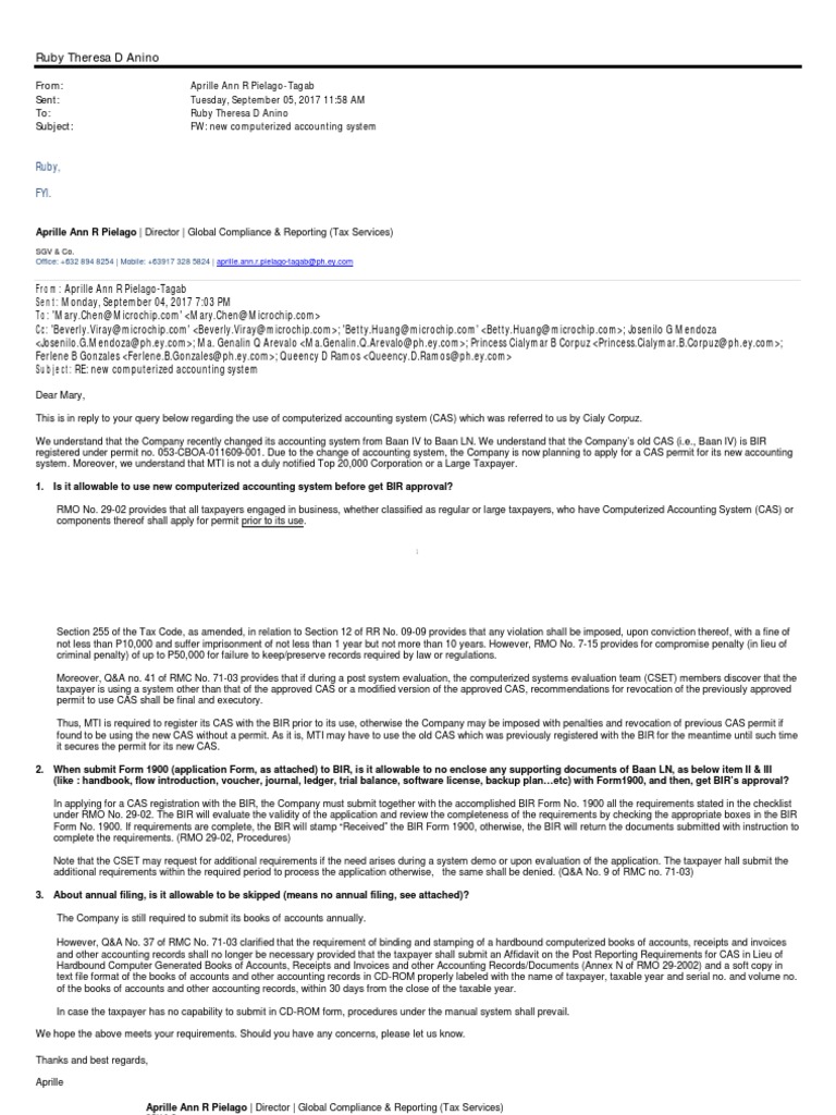 12 - New Computerized Accounting Systems | PDF | Taxes | Government