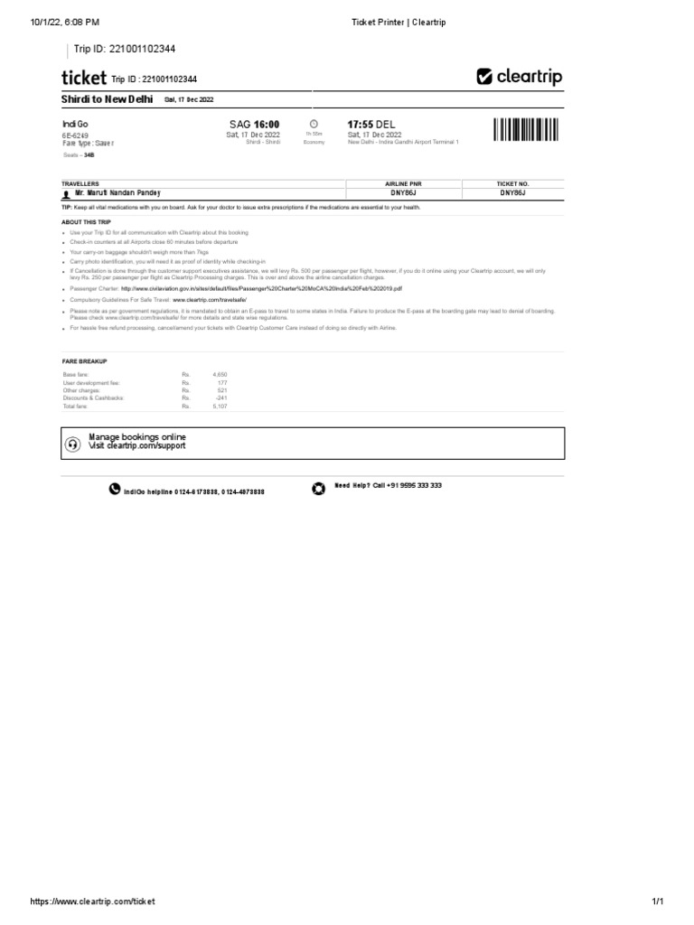 ticket-printer-cleartrip-pdf-aviation-transport