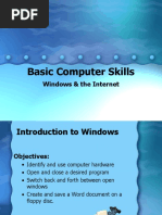 Basic Computer Skills: Windows & The Internet